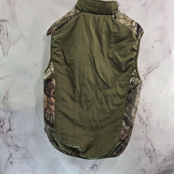 Mossy Oak Men Medium Camo Break Up Country Woodland Reversible Puffer Synthetic - Picture 6 of 12